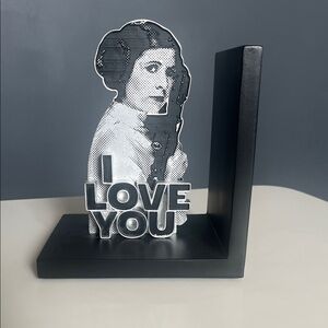 Hallmark, Star Wars, Princess Leia ‘I Love You’ bookend.